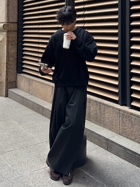 「アイテム（スウェット）」を使った、Asuさん（メンズ・178cm・10代）の秋コーディネート