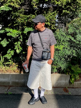 「アイテム（カーゴパンツ）」を使った、4U♾1984さん（メンズ・170cm・30代）の秋コーディネート