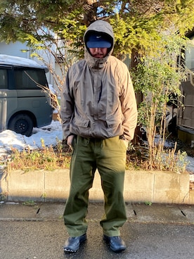 「アイテム（マウンテンパーカー）」を使った、4U♾1984さん（メンズ・170cm）の冬コーディネート