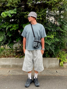 「アイテム（チノパンツ）」を使った、4U♾1984さん（メンズ・170cm）の秋コーディネート