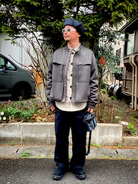 「NIKE」｜「アイテム（ジャケット/アウター）」を使った、4U♾1984さん（メンズ・170cm）の冬コーディネート