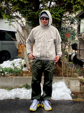 「アイテム（マウンテンパーカー）」を使った、4U♾1984さん（メンズ・170cm）の冬コーディネート