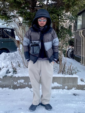 「アイテム（その他パンツ）」を使った、4U♾1984さん（メンズ・170cm・40代）の冬コーディネート