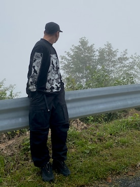 「アイテム（カーゴパンツ）」を使った、4U♾1984さん（メンズ・170cm・40代）の秋コーディネート