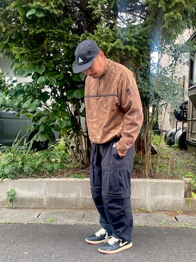 「AIR JORDAN（エアジョーダン）のアイテム（スニーカー）」を使った、4U♾1984さん（メンズ・170cm）の秋コーディネート