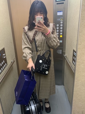 「apres jour（アプレジュール）のアイテム（その他シューズ）」を使った、り🎀さん（レディース・164cm）の秋コーディネート