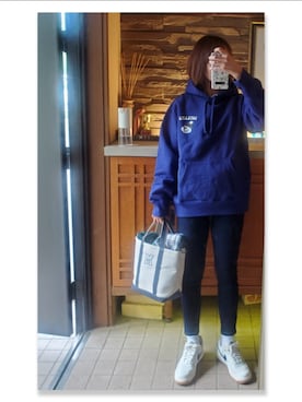 「OVoVO（オーヴォ）のアイテム」を使った、mihakaさん（レディース・160cm）の春コーディネート