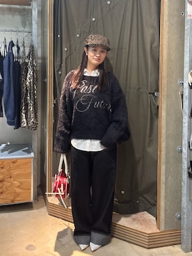 「WHO'S WHO gallery（フーズフーギャラリー）のアイテム（パンプス）」を使った、mashiroさん（レディース・153cm）の秋コーディネート