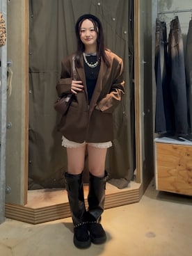 mashiroさん（レディース・153cm）の秋コーディネート