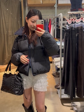 「アイテム（ブルゾン）」を使った、mashiroさん（レディース・153cm）の冬コーディネート