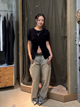 「WHO'S WHO gallery（フーズフーギャラリー）のアイテム（パンプス）」を使った、mashiroさん（レディース・153cm）の秋コーディネート