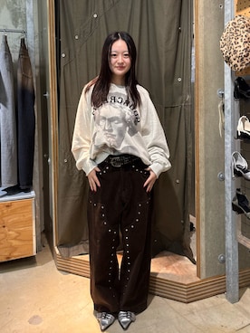 「WHO'S WHO gallery（フーズフーギャラリー）のアイテム（パンプス）」を使った、mashiroさん（レディース・153cm）の秋コーディネート