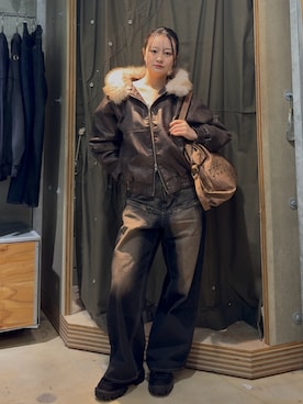 mashiroさん（レディース・153cm）の冬コーディネート