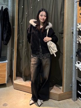 「WHO'S WHO gallery（フーズフーギャラリー）のアイテム（パンプス）」を使った、mashiroさん（レディース・153cm）の秋コーディネート