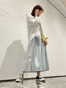 「CONVERSE TOKYO（コンバーストウキョウ）のアイテム（ワンピース/ドレス）」を使った、tomokaさん（レディース・165cm）の夏コーディネート