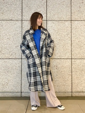 「CONVERSE TOKYO（コンバーストウキョウ）のアイテム（その他アウター）」を使った、tomokaさん（レディース・165cm）の秋コーディネート