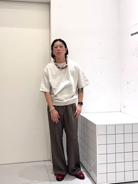 「フレア」｜reosakuraiさん（メンズ・163cm）の夏コーディネート