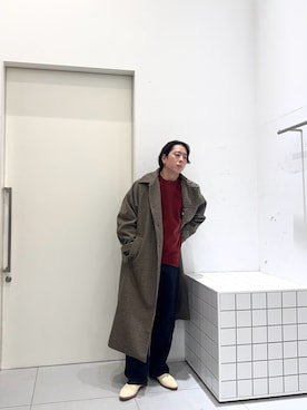 「アイテム（その他アウター）」を使った、reosakuraiさん（メンズ・163cm）の秋コーディネート