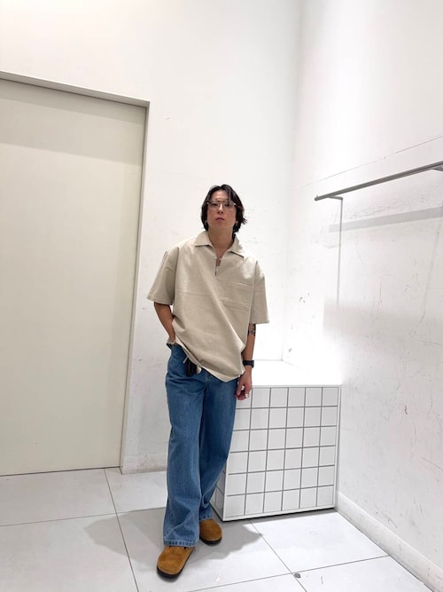 ドライタッチプルオーバーショートスリーブシャツ