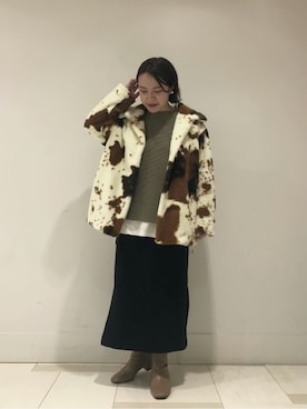 FREDY&GLOSTER stylingさん（レディース・160cm）の冬コーディネート
