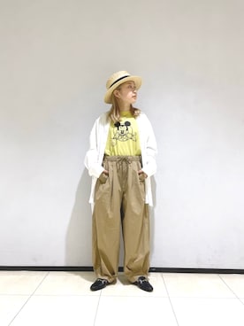 「fredy repit（フレディレピ）のアイテム（帽子）」を使った、FREDY&GLOSTER stylingさん（レディース・160cm）の春コーディネート