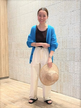「Santelli Francesca（サンテッリフランチェスカ）のアイテム」を使った、FREDY&GLOSTER stylingさん（レディース・160cm）の夏コーディネート