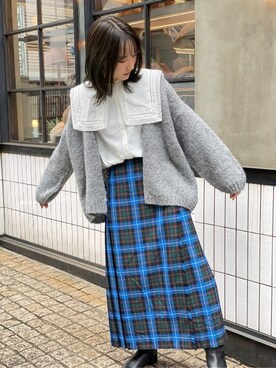 「TRICOTS JEAN MARC（トリコットジーンマルク）のアイテム」を使った、FREDY&GLOSTER stylingさん（レディース・160cm）の秋コーディネート