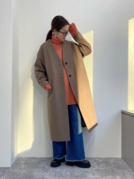 FREDY&GLOSTER stylingさん（レディース・160cm）の冬コーディネート