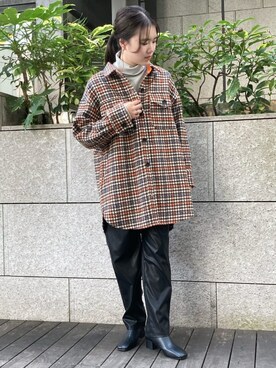 「fredy repit（フレディレピ）のアイテム（ブルゾン）」を使った、FREDY&GLOSTER stylingさん（レディース・160cm）の秋コーディネート