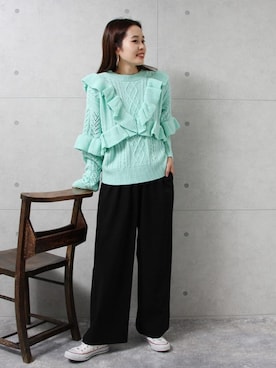 FREDY&GLOSTER stylingさん（レディース・160cm）の冬コーディネート