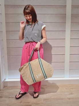 「fredy repit（フレディレピ）のアイテム（バッグ）」を使った、FREDY&GLOSTER stylingさん（レディース・160cm）の春コーディネート