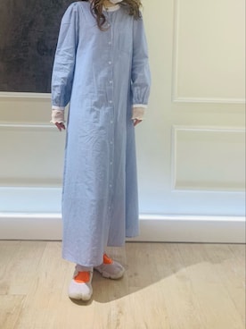 「FREDY&GLOSTER」｜「アイテム（シャツワンピース）」を使った、FREDY&GLOSTER stylingさん（レディース・160cm）の春コーディネート