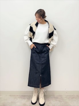 FREDY&GLOSTER stylingさん（レディース・170cm）の冬コーディネート