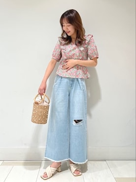 「CACHELLIE（カシェリエ）のアイテム」を使った、FREDY&GLOSTER stylingさん（レディース・160cm）の春コーディネート