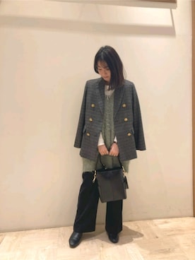 FREDY&GLOSTER stylingさん（レディース・160cm）の冬コーディネート