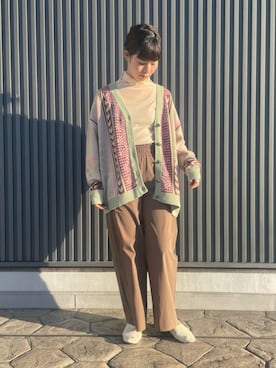 FREDY&GLOSTER stylingさん(レディース・160cm)の冬コーディネート