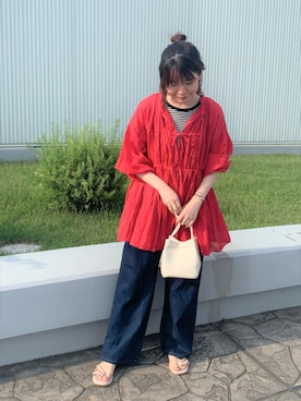 FREDY&GLOSTER stylingさん(レディース・160cm)の夏コーディネート