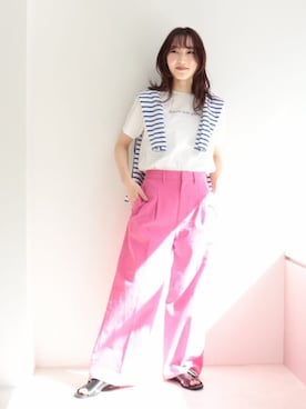 FREDY&GLOSTER stylingさん(レディース・162cm)の春コーディネート