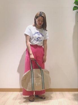 「fredy repit（フレディレピ）のアイテム（バッグ）」を使った、FREDY&GLOSTER stylingさん（レディース・160cm）の春コーディネート