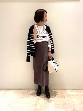 FREDY&GLOSTER stylingさん（レディース・160cm）の冬コーディネート