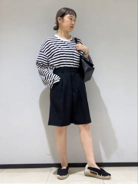 「La Manual Alpargatera（マヌアル・アルパルガテラ）のアイテム」を使った、FREDY&GLOSTER stylingさん（レディース・160cm）の夏コーディネート