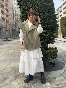 FREDY&GLOSTER stylingさん(レディース・160cm)の春コーディネート