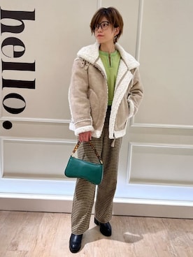 FREDY&GLOSTER stylingさん（レディース・160cm）の冬コーディネート