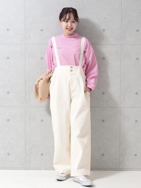 「FREDY&GLOSTER」｜「アイテム（サロペット/オーバーオール）」を使った、FREDY&GLOSTER stylingさん（レディース・160cm）の春コーディネート