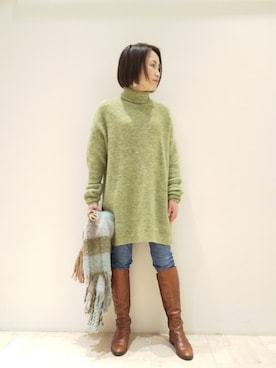 FREDY&GLOSTER stylingさん（レディース・160cm）の冬コーディネート