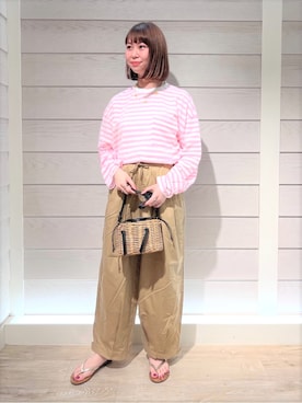 「CACHELLIE（カシェリエ）のアイテム」を使った、FREDY&GLOSTER stylingさん（レディース・160cm）の夏コーディネート