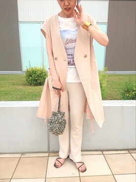 FREDY&GLOSTER stylingさん(レディース・160cm)の夏コーディネート