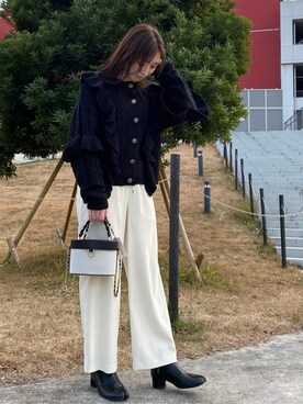 FREDY&GLOSTER stylingさん（レディース・160cm）の冬コーディネート