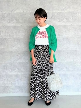 FREDY&GLOSTER stylingさん(レディース・160cm)の夏コーディネート