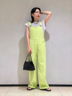 「BBQ」｜「アイテム（オールインワン・サロペット）」を使った、FREDY&GLOSTER stylingさん（レディース・160cm）の夏コーディネート